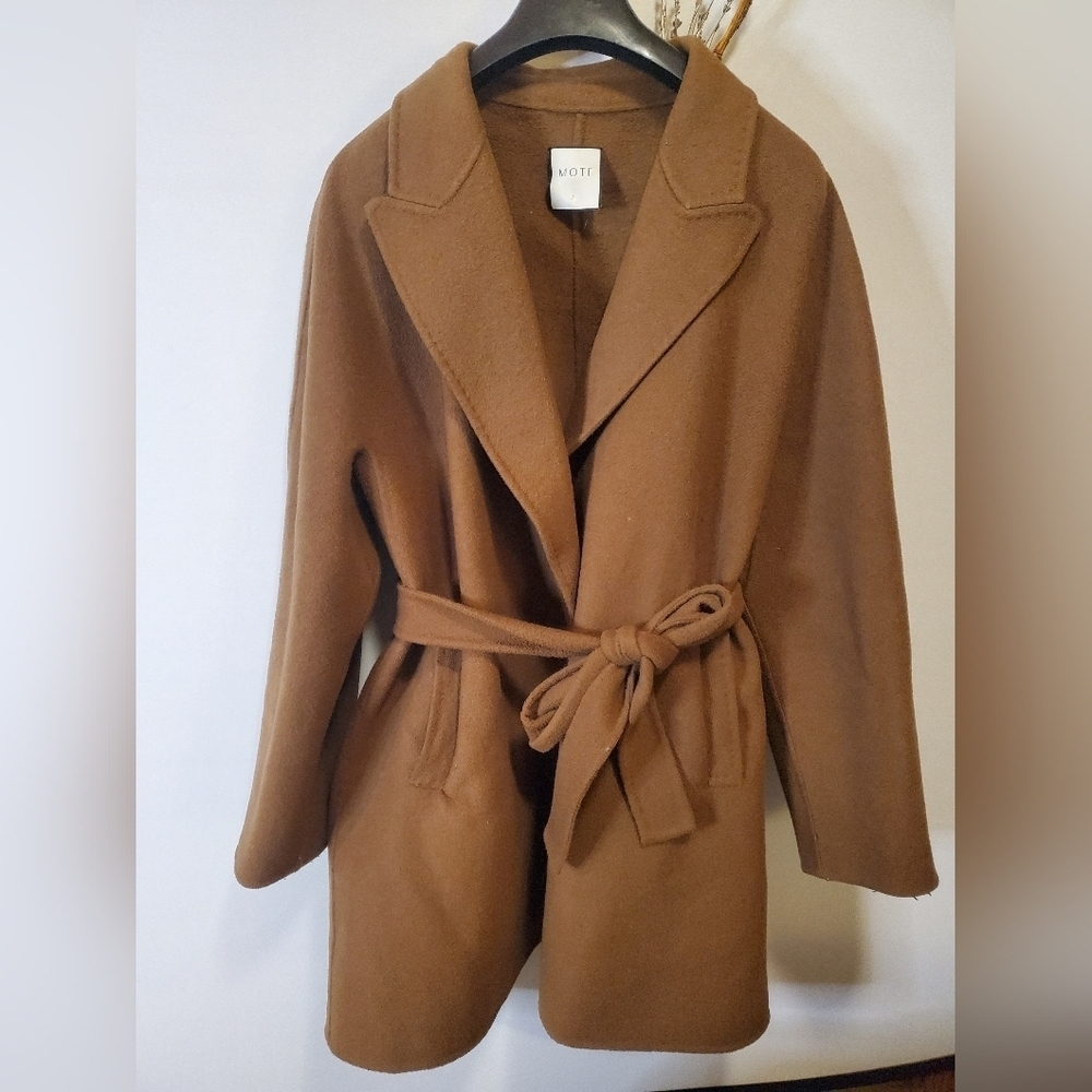 Brown Belted Coat